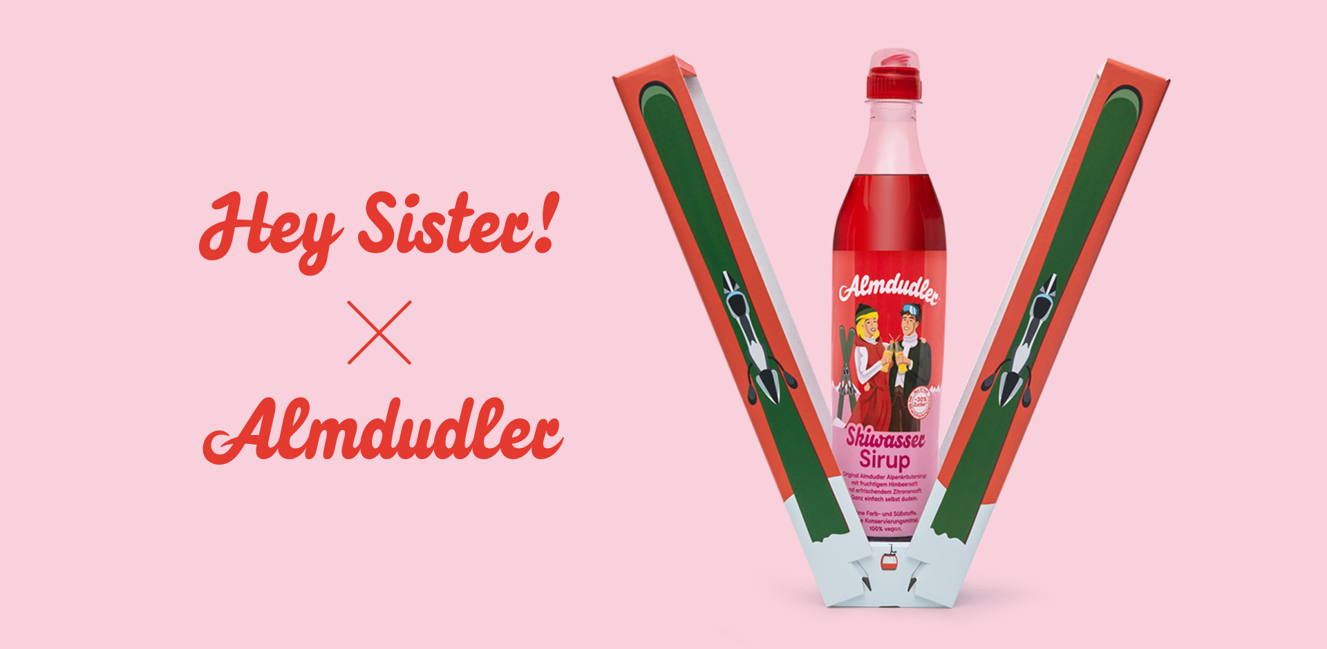 Almdudler Skiwasser Sirup Präsentationsbox by Heysister